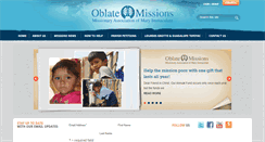 Desktop Screenshot of oblatemissions.org